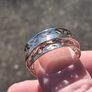 Sterling Silver Ring with Tri Band Spinner Image 6