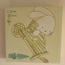 Mamas and papas zeddy and parsnip wall canvas and lamp shade Image 3