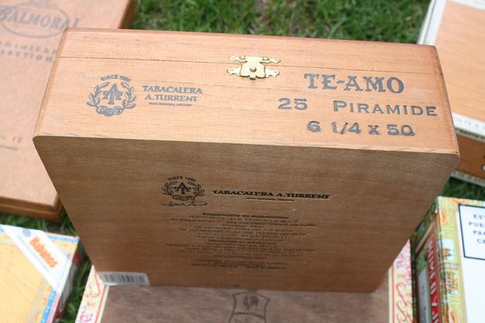Vintage Wood Cigar Boxes