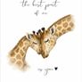 Giraffes Nursery Print -  The best part of me is you Image 2