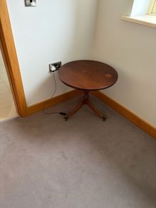 mahogany occasional table