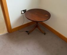 mahogany occasional table
