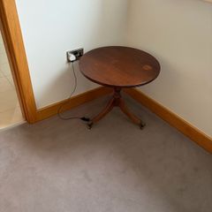 mahogany occasional table