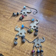 Vintage Brass Elephant Windchime