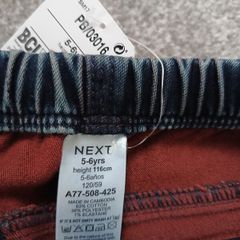 New.NEXT boys jeans/trousers. Age 5/6.H116cm