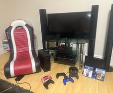Xbox one Ps4 TV Controllers Games Gaming chair