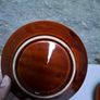 Dark and light brown cup and saucer Image 2