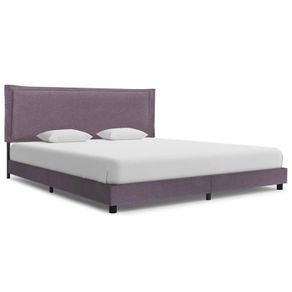 Bed Frame Taupe Fabric 180x200 cm 6FT Super King
