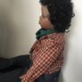 Lifelike doll in cute western clothes Image 4
