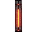 3-in-1 Electric Heater with Base [for Patio/Garden/Balcony] with Music and LED Light, 1500 Watt, Remote Control, 135 x 28 cm