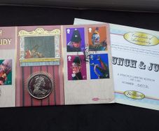 Great Britain Stamps : Punch and Judy Benham Stamp and Coin Limited Edition Cover - 2001