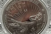1oz Fine 9999 Silver Bullion Crocodile 2024 Coin.