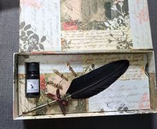 Feather Quill Calligraphy Set