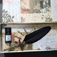 Feather Quill Calligraphy Set