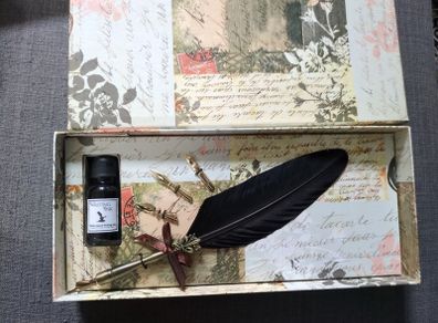 Feather Quill Calligraphy Set