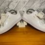 Puma Basket Heart Ladies Jumbo Lace White Patent Leather Trainers UK6 EUR39 Image 4