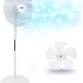 Air Cooling Electric Cooler Summer Floor Standing Fan, Oscillating Rotating, Height Adjustable, 16 Inch Tilting Head,60W (FREE SHIPPING) Image 3
