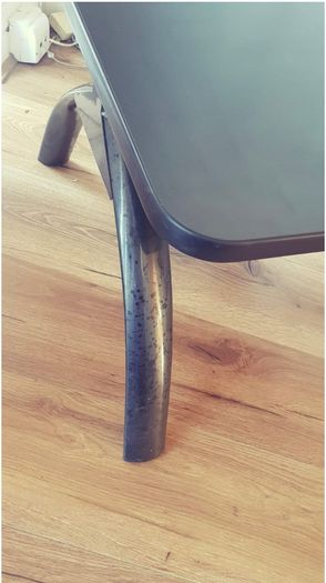 Black low coffee table / side table