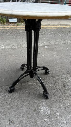 Solid Marble Bistro Table 70cm Diameter Restaurant / Bar / Outdoor