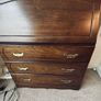 Mahogany Bureau with Bookcase Image 4