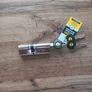 Yale fire rated 3 star double platinum euro profile cylinder 90mm nickle deadlock Image 2
