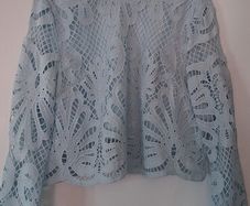 Blue and White top