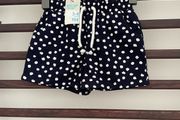 shorts Bnwt navy polka dot age 3-4 primark 100% cotton