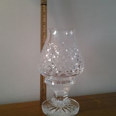 Waterford Crystal Alana Hurricane Candle Holders (2)