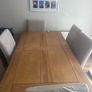 Extendable kitchen table with 6 Chairs Image 2