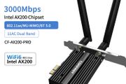 COMFAST 3000Mbps Dual Band WiFi6 + Bluetooth 5.0 Desktop Internal PCIe 2x6dBi Wireless Network Card (Brand New/Warranty)
