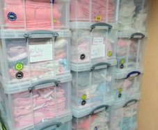 Clothes for children 15 boxes - 1600 items