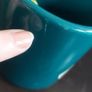 Fabulous Collectable Vintage Hand-Painted 3-D Cat and Frog Mug by Bergschrund, Seattle, USA, from 1991, Display Only Due to Hairline Crack Image 10