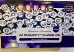 100 Megabrite Chasing LED Lights Christmas Lights