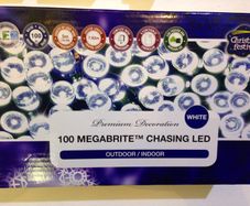 100 Megabrite Chasing LED Lights Christmas Lights