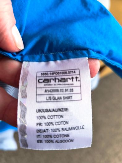 Mens Shirt Carhartt. Size M