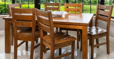 Oak Dining table and 8 chairs price drop!!