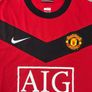 Genuine Vintage 2009 Nike Manchester United Owen Long Sleeve Home Jersey Shirt Mens Medium Image 5
