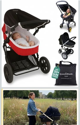 Universal pram and buggy sun shade