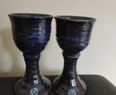 Vintage Michael Kennedy Goblets