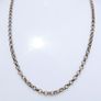 Vintage 9 Ct Yellow Gold 375 Belcher Link Chain Necklace 20" Long 6,30g Image 2