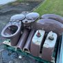 1980s Retro Brown Bathroom Suites X2 Image 4