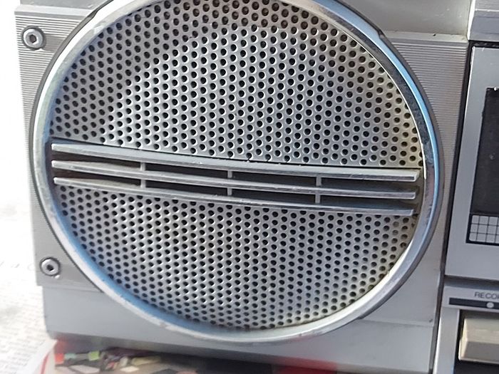 Vintage SHARP Stereo Radio Cassette Recorder, Model GF-4343E(S), Radio works great, Tape Deck does not play tapes. Excellent Volume