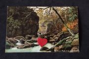 Ireland Postcard : The Dargle Rock , Co. Wicklow - 1900s
