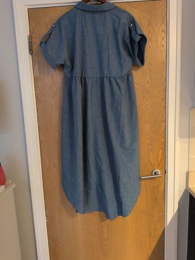 Emery Rose Denim Colour Dress . S. L -14-16.
