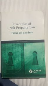 Principles of Irish Property Law