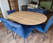 Dining table and 6 chairs (will sell separately)