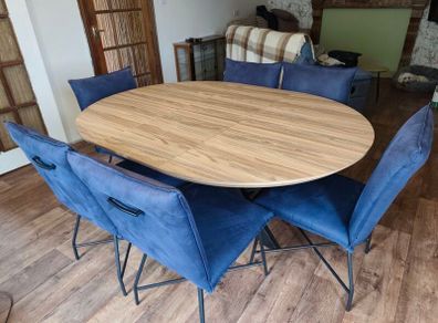 Dining table and 6 chairs (will sell separately)