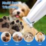 BreezyPaws Pet Dog Cat Paw Trimmer Hair Shaver Grooming Clippers with LED Light Spare Blades Low Noise Waterproof Rechargeable Paw Trimmer Clippers Shaver Razor for Dogs Cats Paws Eyes Ears Face Image 2