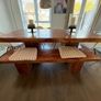 Solid Wood Dining Table and Bench ( large ) Image 7