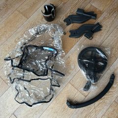 Adapters and Raincover. Accessories for Uppababy vista including adaptors